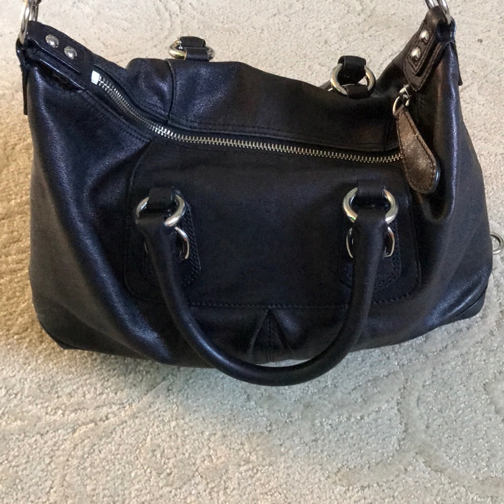 Black Coach Purse - Picture 2 of 6
